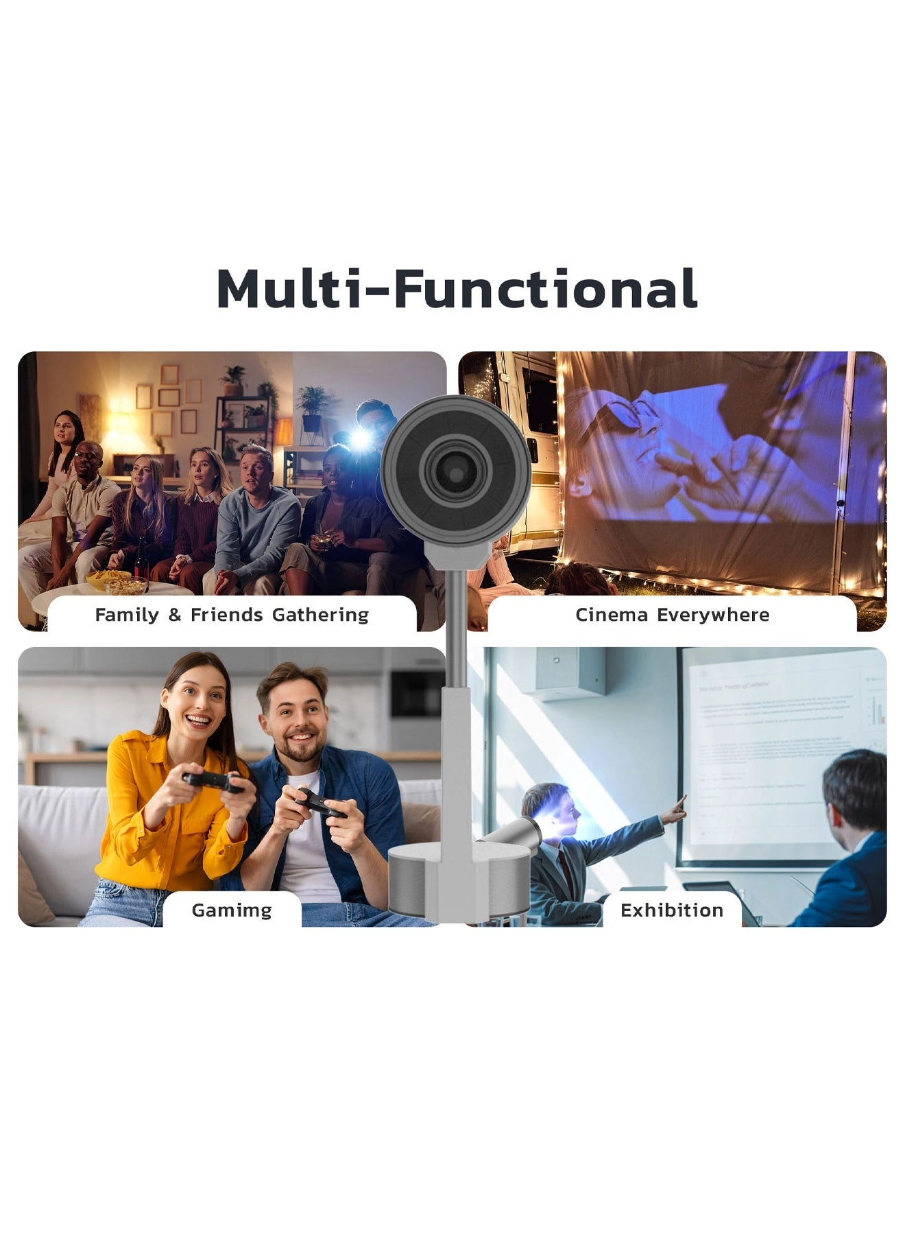 LUMIO Smart FHD Projector 9049070092 180 ANSI Lumens