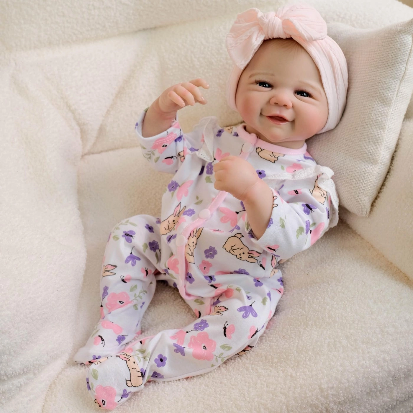BabyVivi Reborn Baby Doll - 19 Inch Silicone Full Body Girl Ages 3+