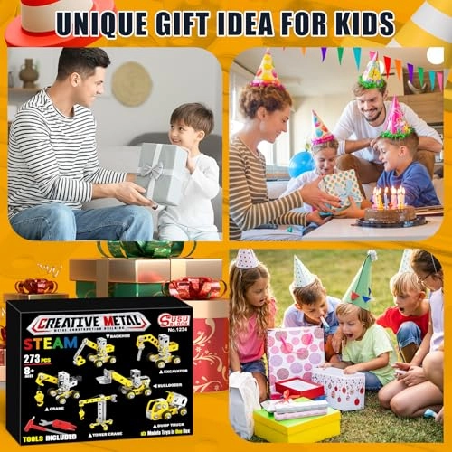 Erector Sets - 273 pcs for ages 8+