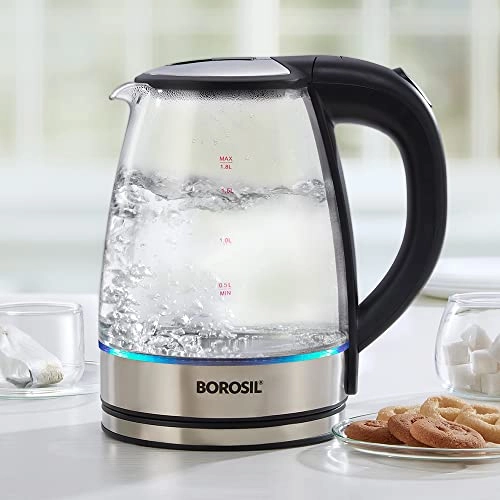 BOROSIL Glass Electric Kettle