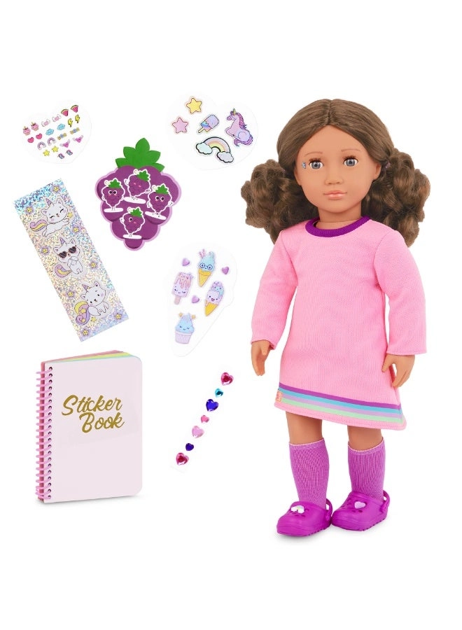 Finley Activity Sticker Book Pop It Fidget 50 pcs
