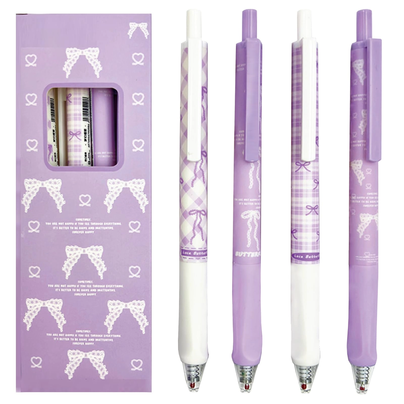 Gel Pen - 4Pcs 0.5mm