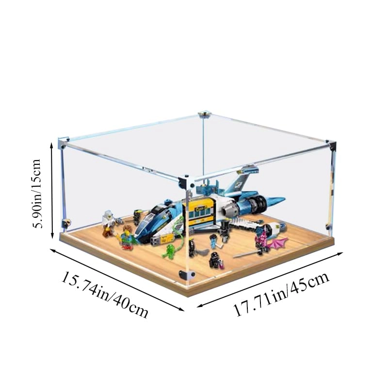 Clear Acrylic Display Case - for 71460 Black Bottom 3mm