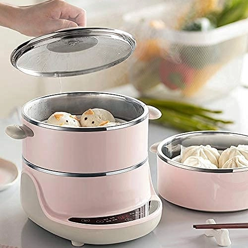 JB-Tong - Household Multifunctional Electric Cooking Pot 3 Layers