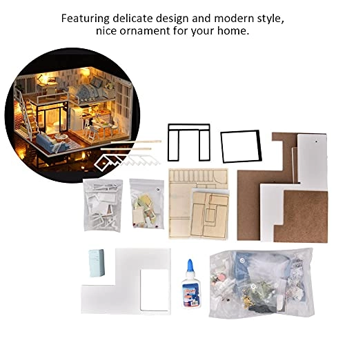 DIY Miniature House Kit - Wooden Assembling