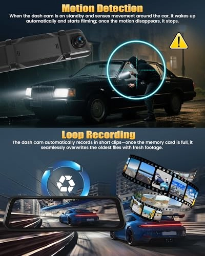 Mirror Dash Cam - 1080P