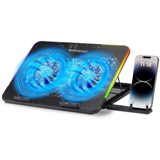 rayihni PORTABLE GAMING FRIDGE - 17 INCH 7 RGB LED MODES