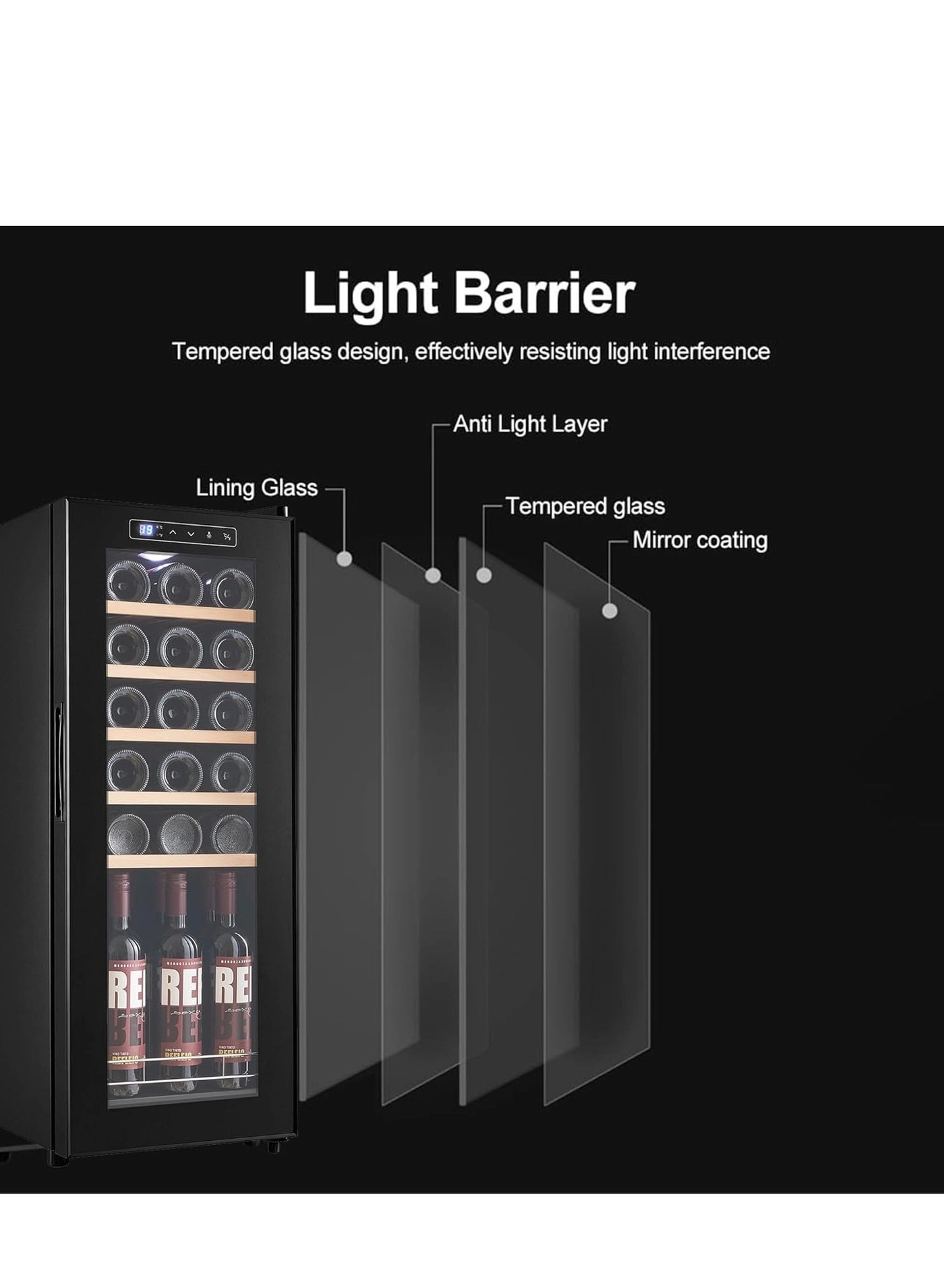 Cooler Refrigerator - 46 bottles