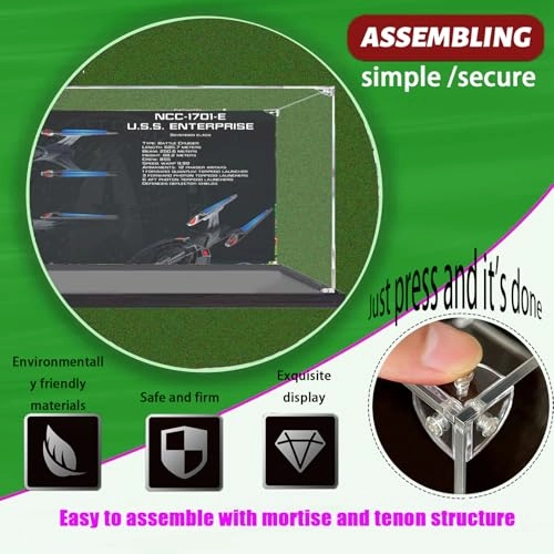 Display Case Compatible with Lego 10356 - 3mm acrylic 65 x 55 x 30 cm