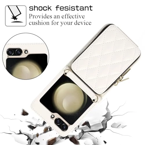 Miagon Folio Case for Samsung Galaxy Z Flip 5