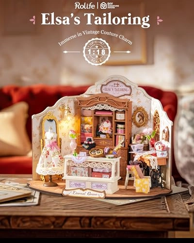 Elsa's Tailoring - DIY Miniature House Kit