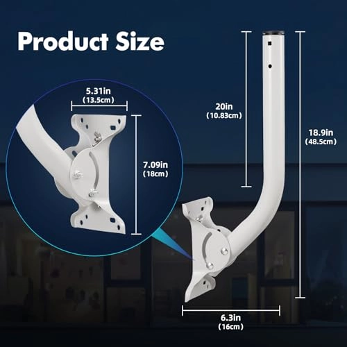 Universal Antenna Mount - 2 Pack WiFi Extender Weather Station Access Point
