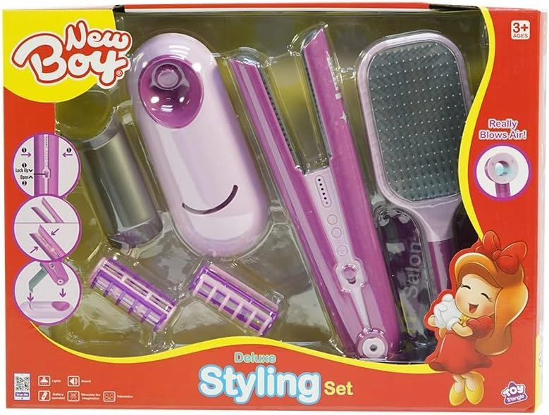 New Boy Deluxe Styling Set Hair Straightener