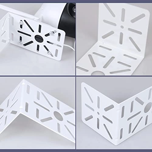 BK06P - L-Shape Wall and Ceiling Mount Bracket 2 Count White