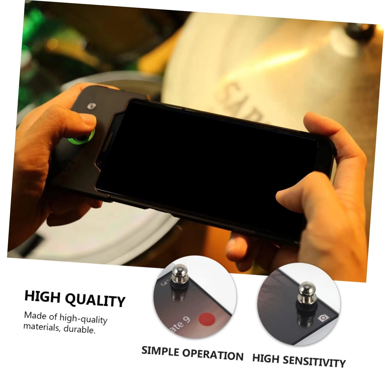 Mobile Game Trigger Buttons - 2Pcs Shooting Joystick Assist
