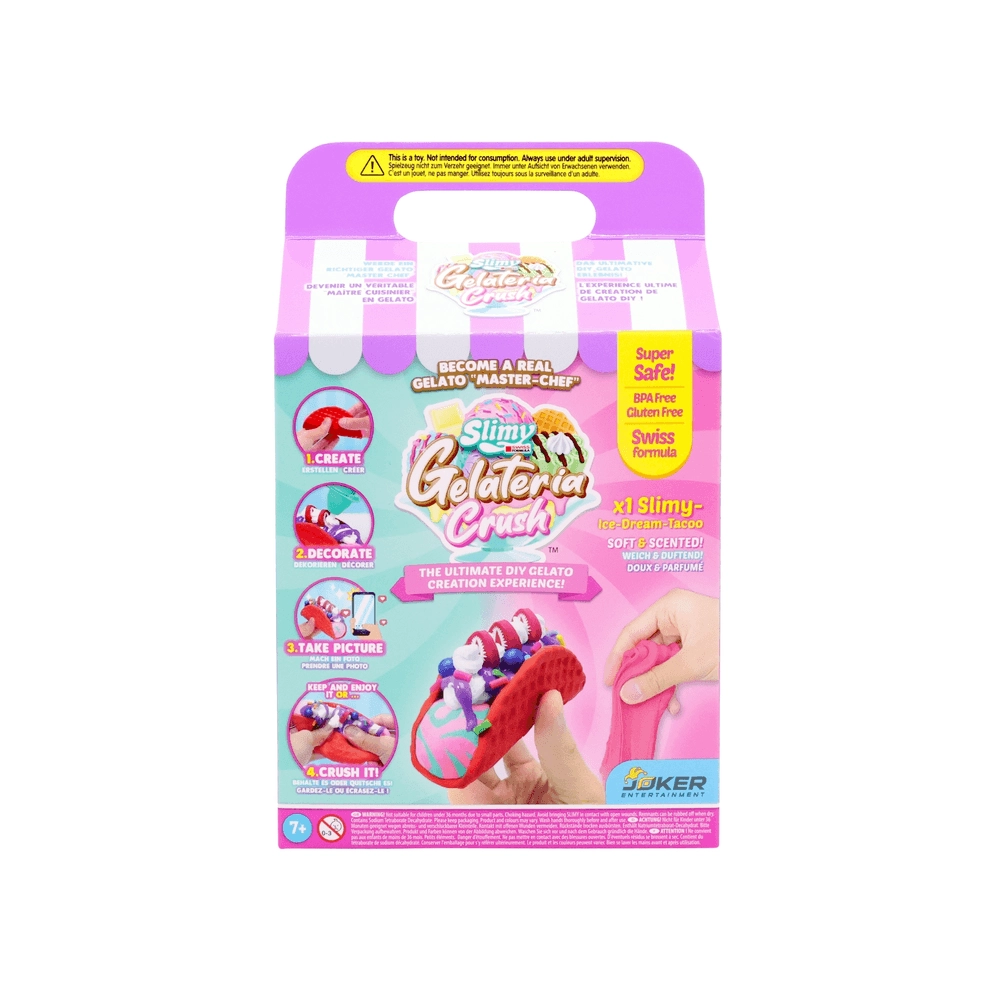 Slimy Gelateria Tacos - DIY Dessert Slime Kit Assortment Of 2