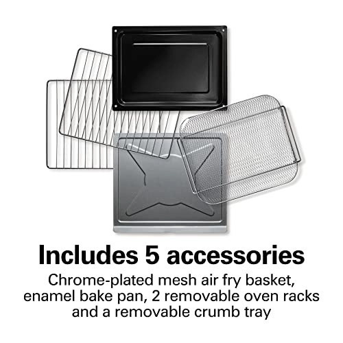 Air Fryer Countertop Toaster Oven - XL 1800 watts Grey