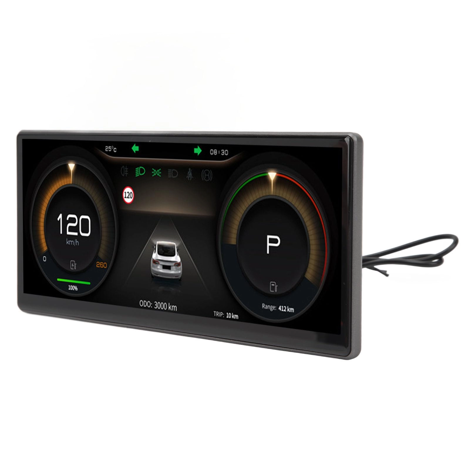 Cryfokt Car HUD Head UpDisplay - 9in