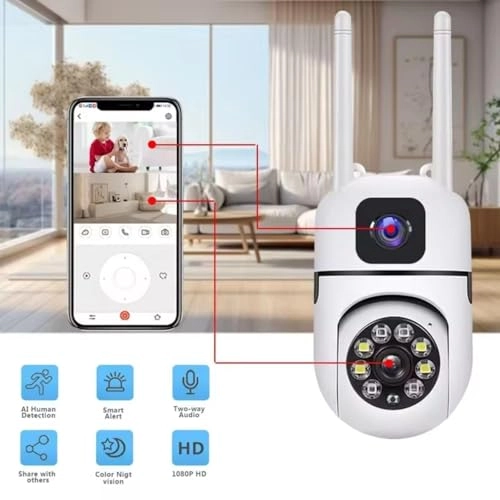 Bulb Light Wireless IP Camera 1080p