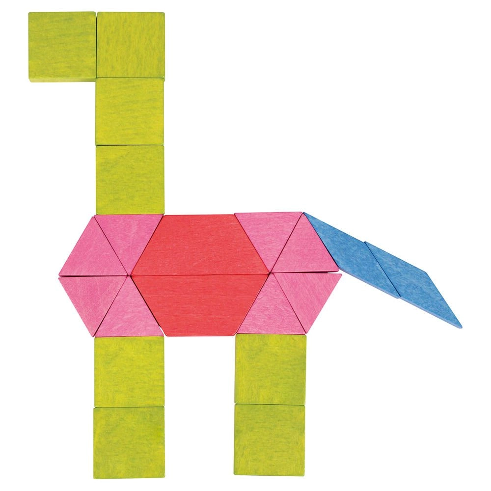 Wooden Mosaic Blocks - 250pcs