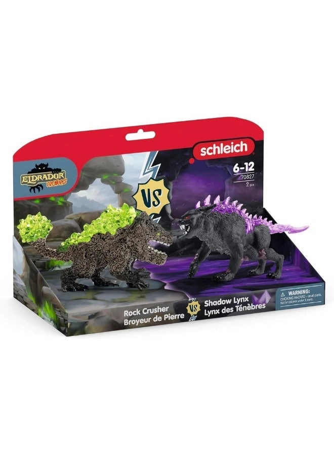 schleich Eldrador Creatures - Shadow Lynx + Rock Crusher (2327858) 2 pcs