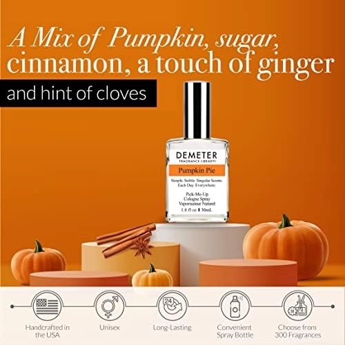 Pumpkin Pie Cologne Spray - 1 Fluid Ounces