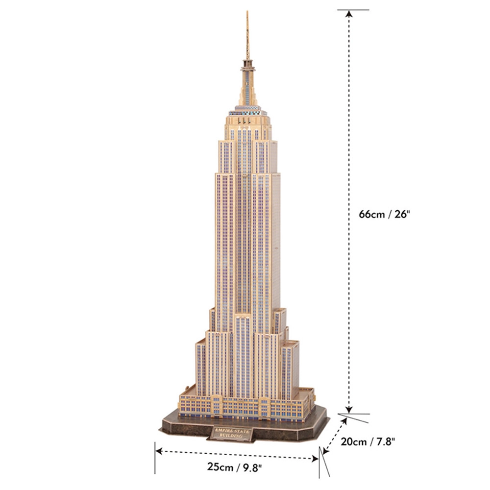 Empire State Building 3D Puzzle (AL-DS0977H) - 66 pcs