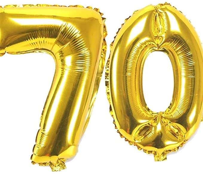 Party Time Trading LLC Number Figure Balloons - 2pcs Birthday Party Anniversary