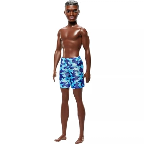 Ken Doll - Brown Hair Brown Eyes Blue Swimsuit Ages 3+