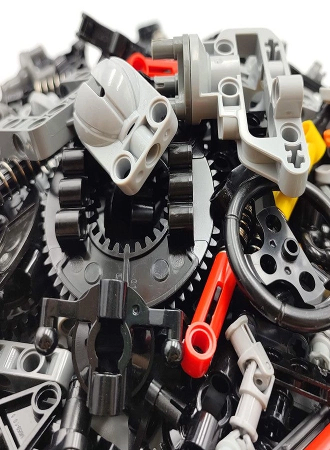 Technical Parts Beams Axles Connectors Bricks Sets - Technic Car STEM