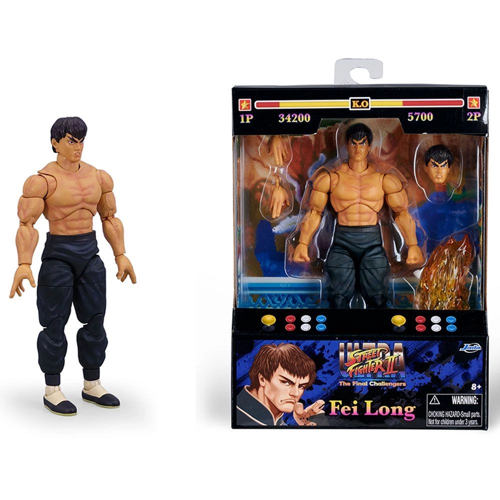 Fei-Long - Street Fighter II (15.24 cm) (sim-253252027)