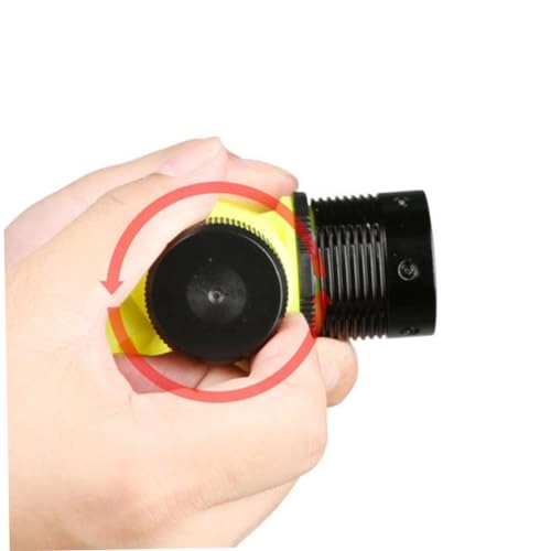 Waterproof Led Headlamp - Diving Aluminum Alloy Digital Regulated