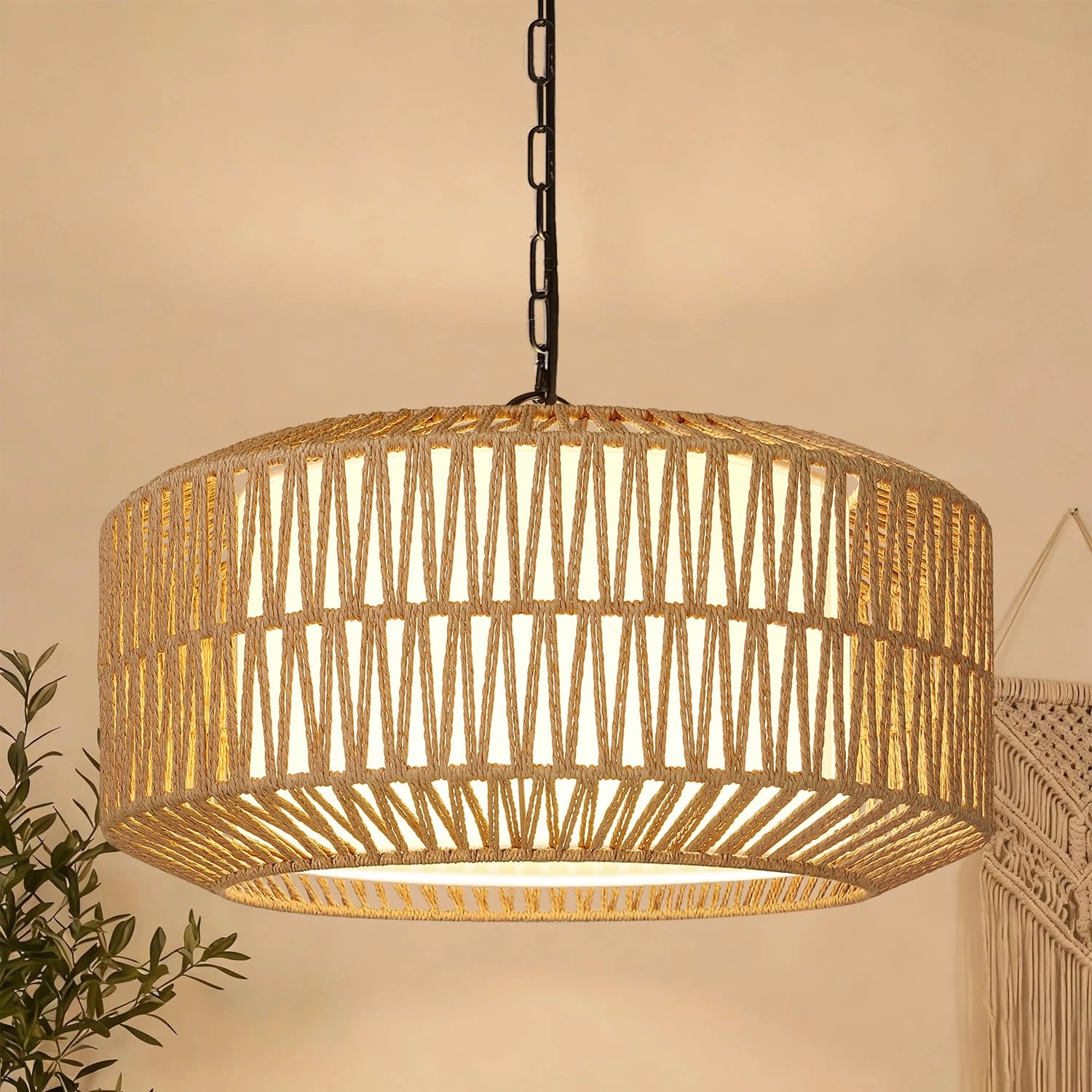 Lynnoland Farmhouse Chandelier - Dimmable