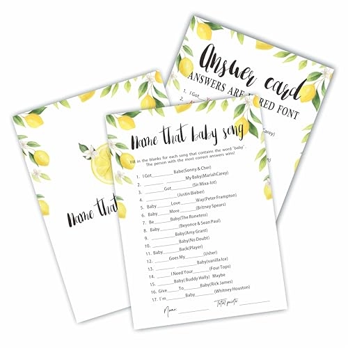 Name That Baby Song - 30 pieces