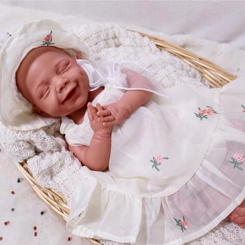 Reborn Baby Doll - 43cm Silicone Sleeping