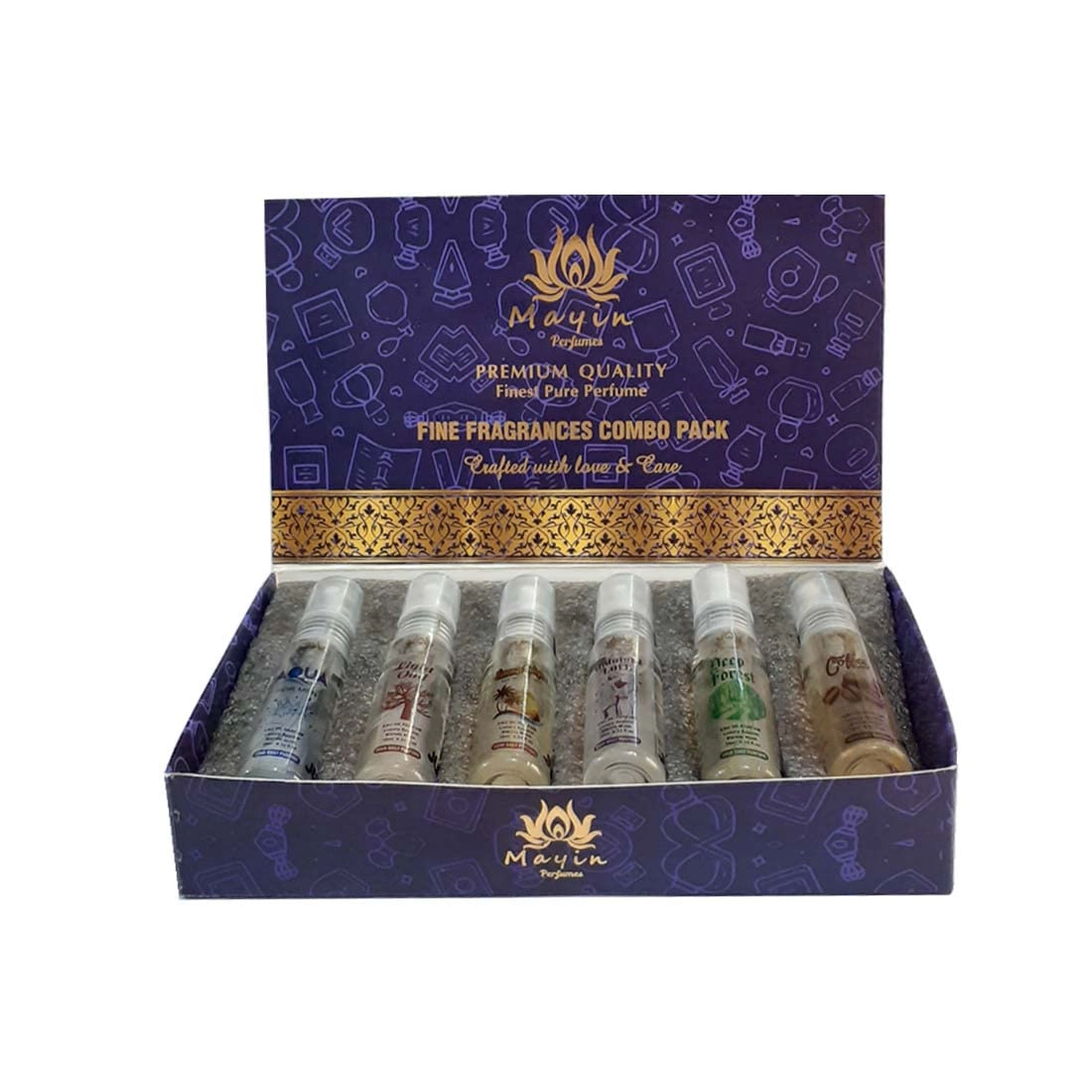 Mayin Aqua + Light Oudh + Summer Cologne + Midnight Love + Deep in the Forest + Coffee - Eau De Parfum 60ml