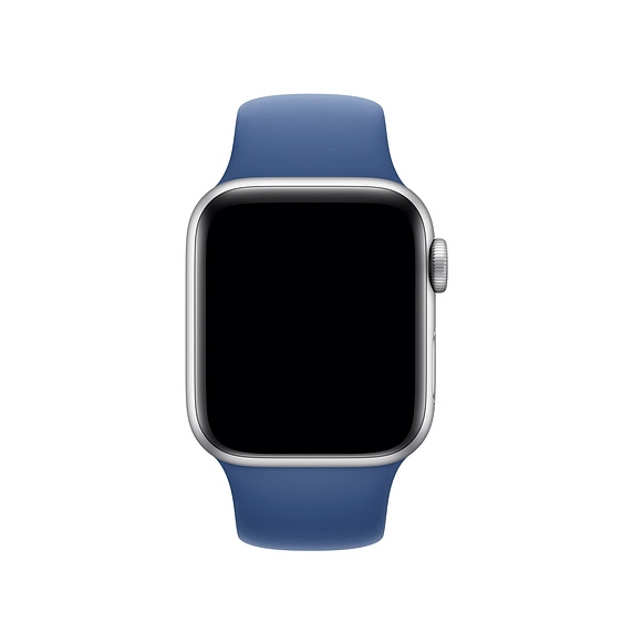 Sport Band for Apple Watch 40mm - Fluoroelastomer Pin-and-Tuck Blue Small/Medium