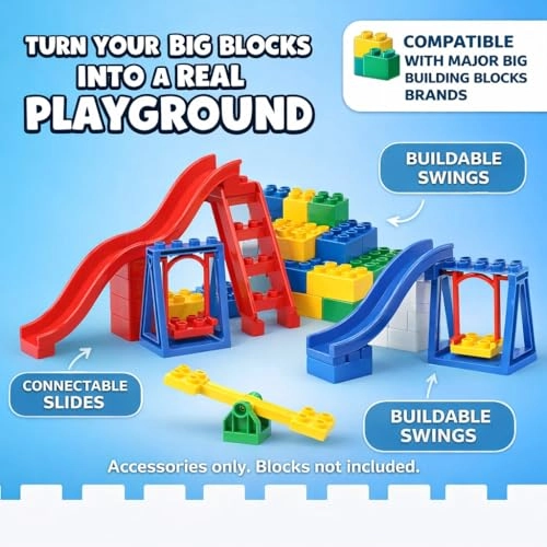 Playground Themed Toy Accessories - 24 pcs