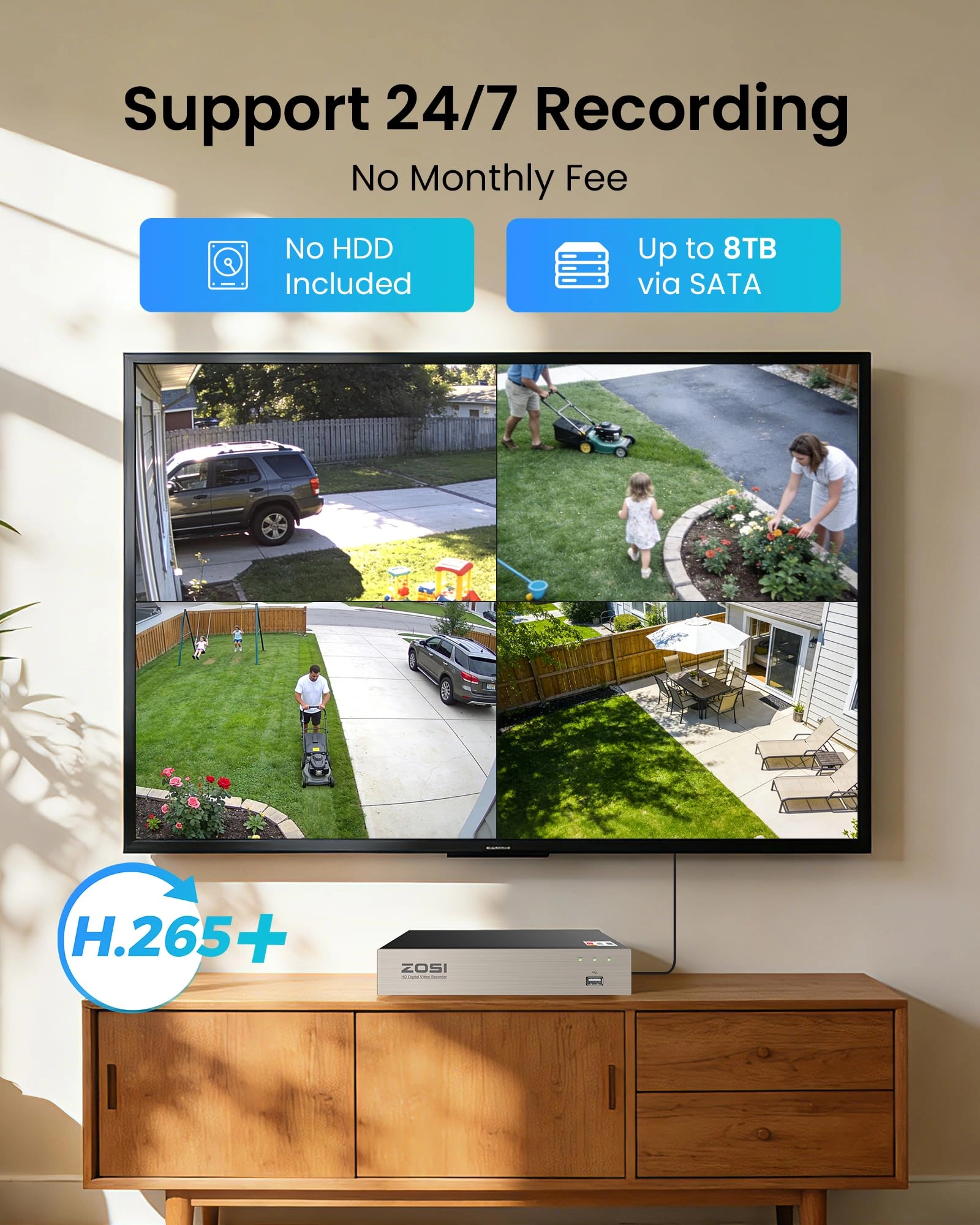 3K Lite - 8PCS 8CH 1080P