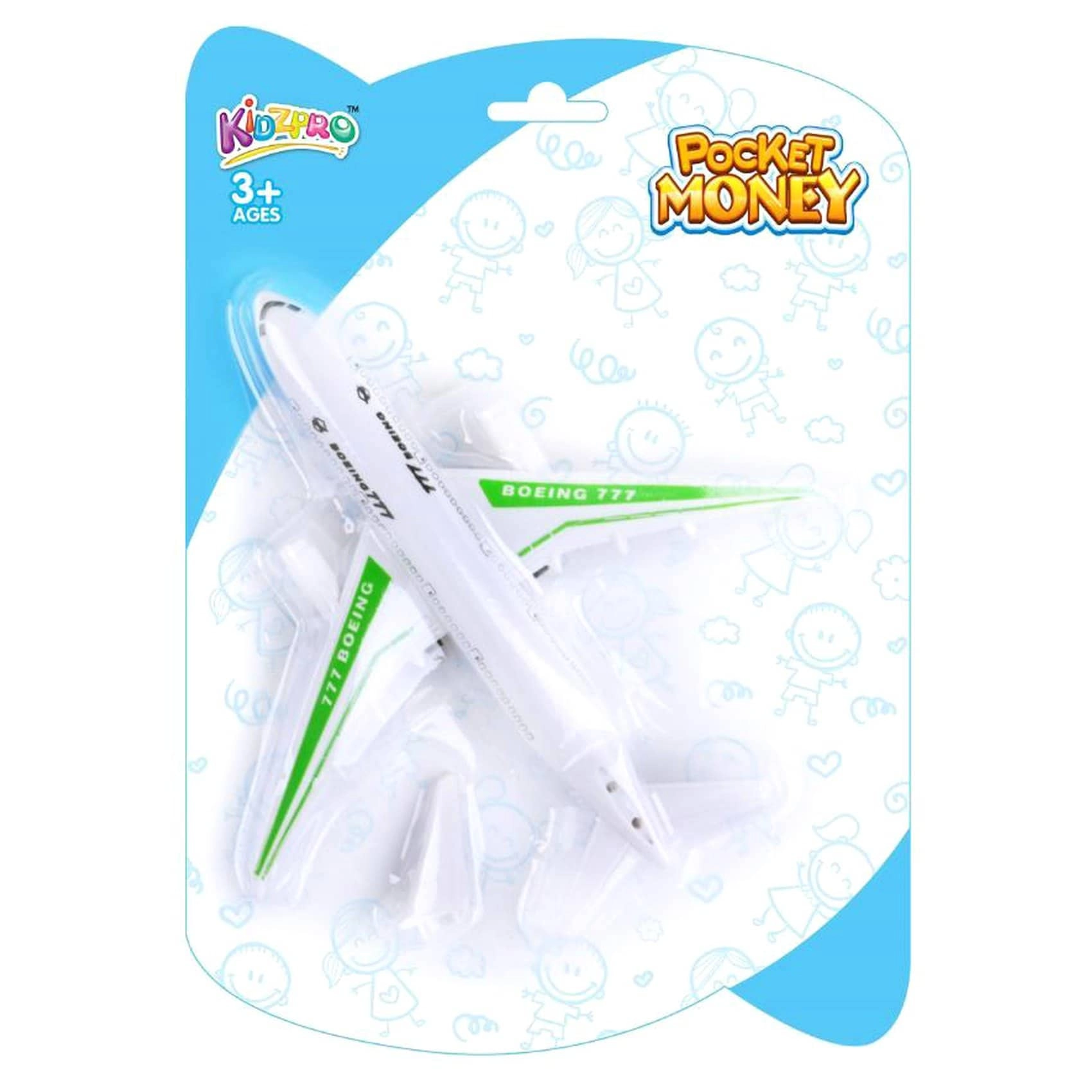 Kidzpro Pocket Money Pull Back Airplane - 2 Assorted