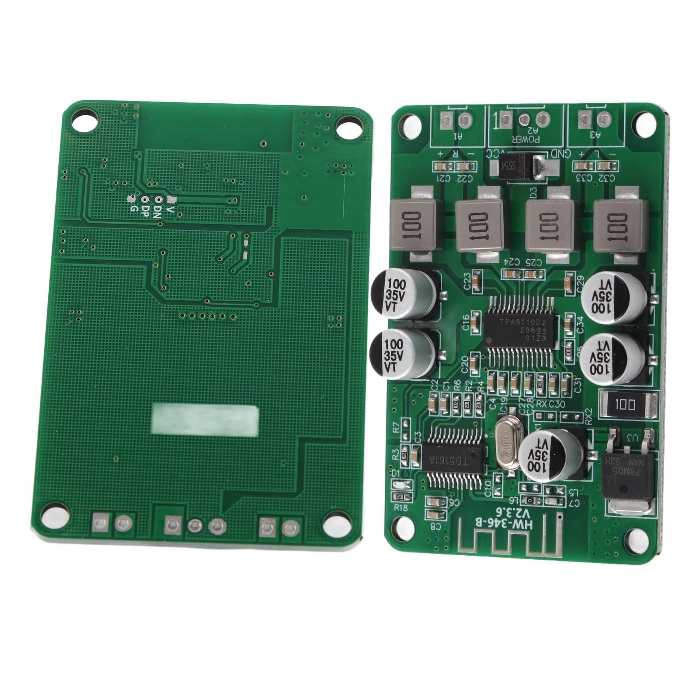 Audio Amplifier Board - Dual Channel 15W+15W