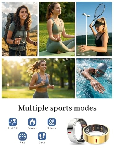 Smart Health Ring 2.0 - 7mm 5.0 sensor