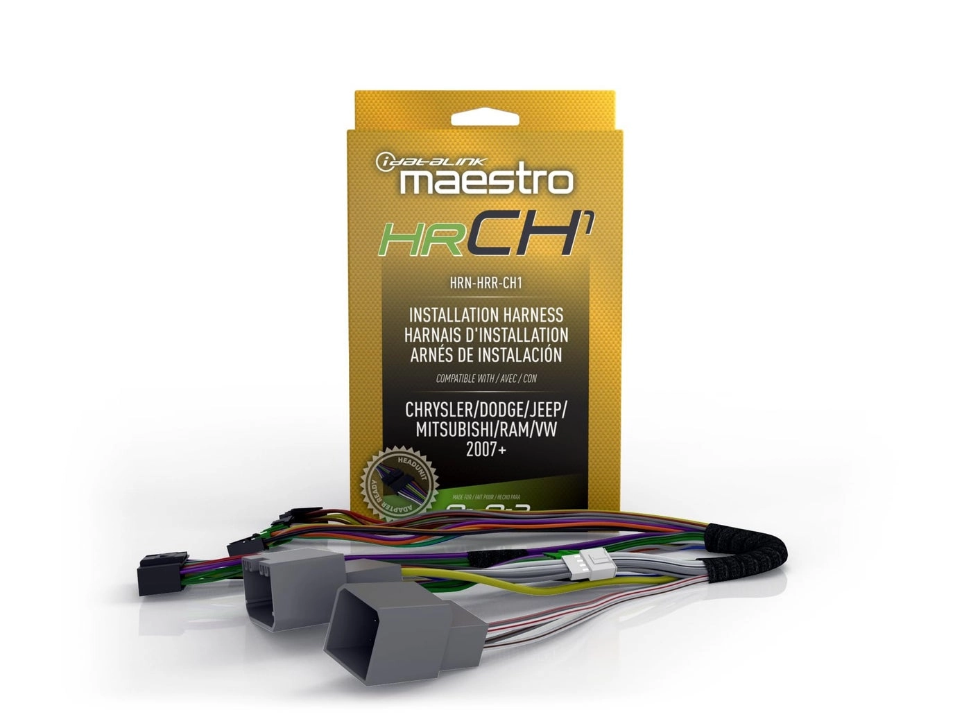 Idatalink Maestro Radio Replacement Harness - Plug and Play 2007+ Chrysler Dodge Jeep