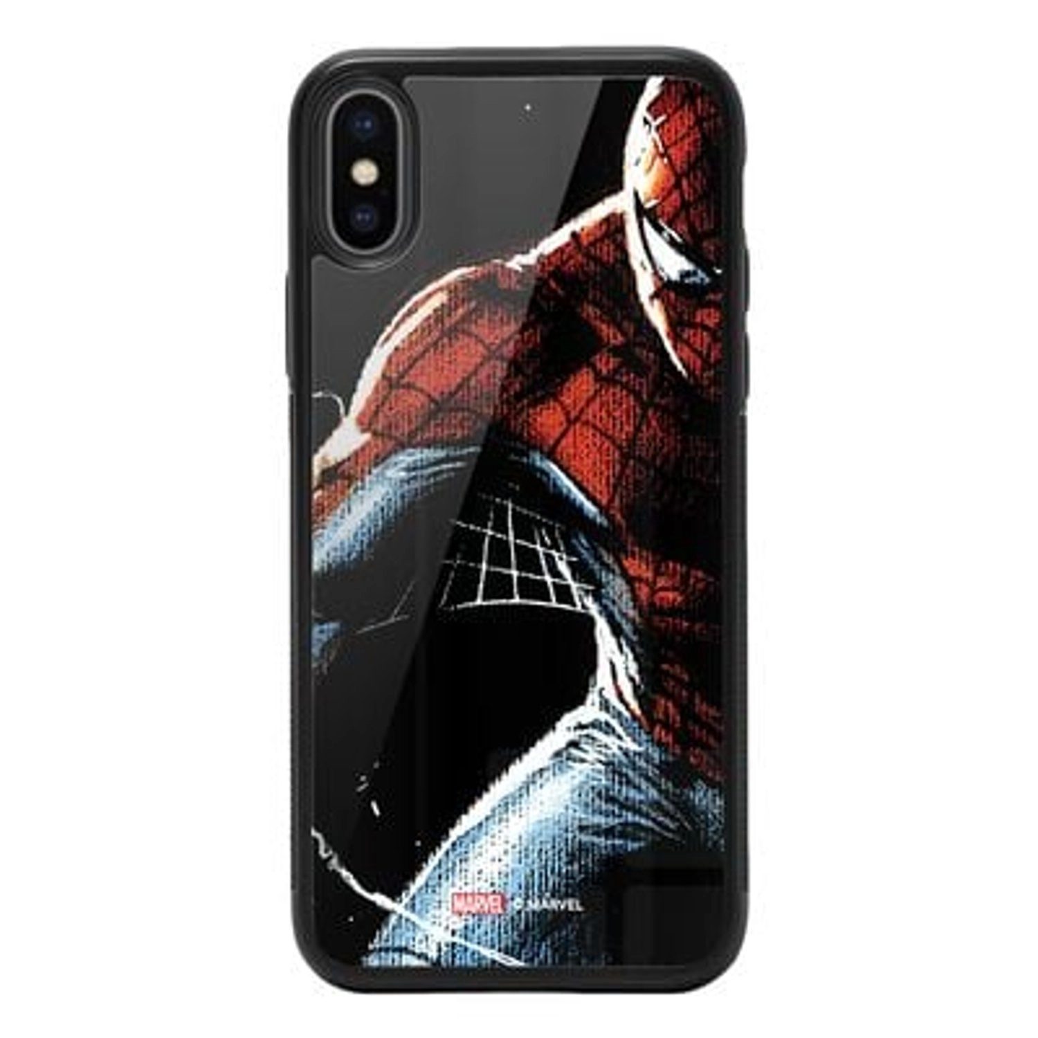Wackylicious Spiderman In The Dark Back Case for iPhone Xs Max