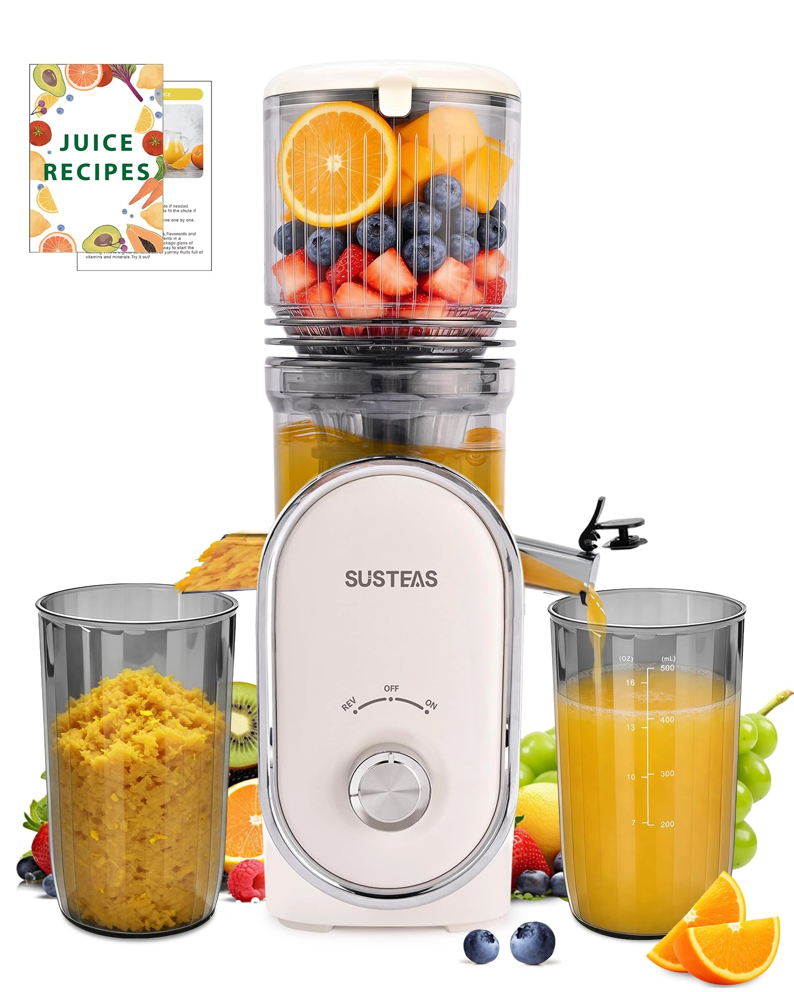 susteas Cold Press Juicer - 300 watts 1.5 Liters