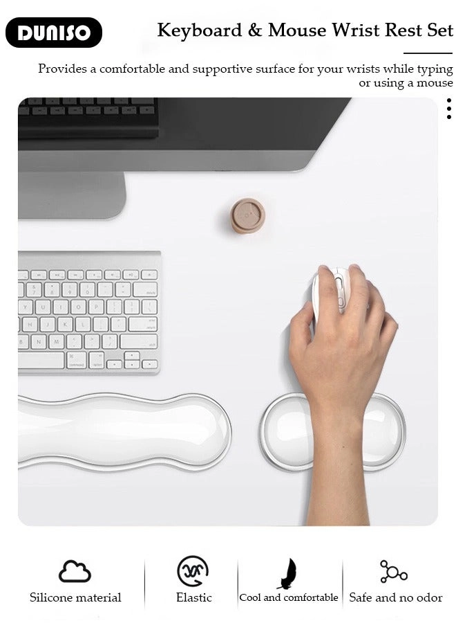 Cloud Ergonomic Mouse Pad