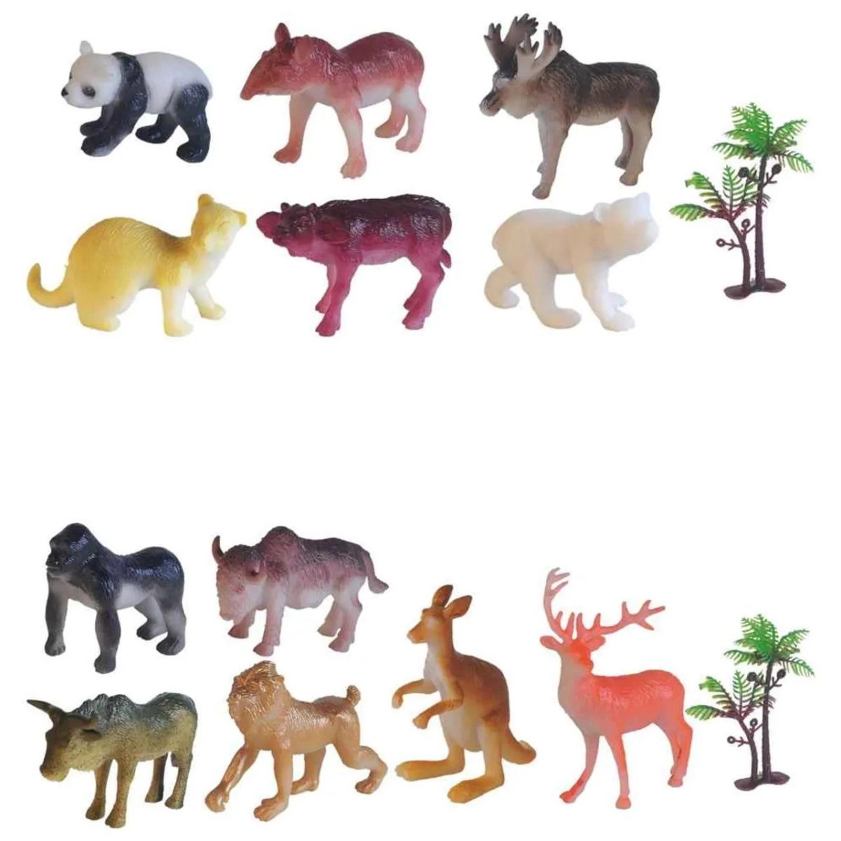 Power Joy Safari Animals Collectable Toys (ALGT-999A-10) 6 pcs