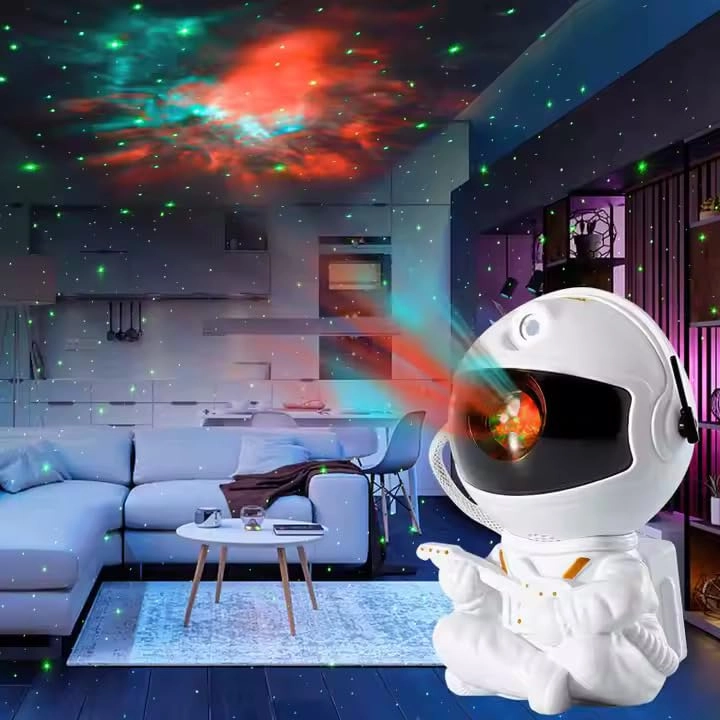 Astronaut Star Projector - Battery Powered Multicolor
