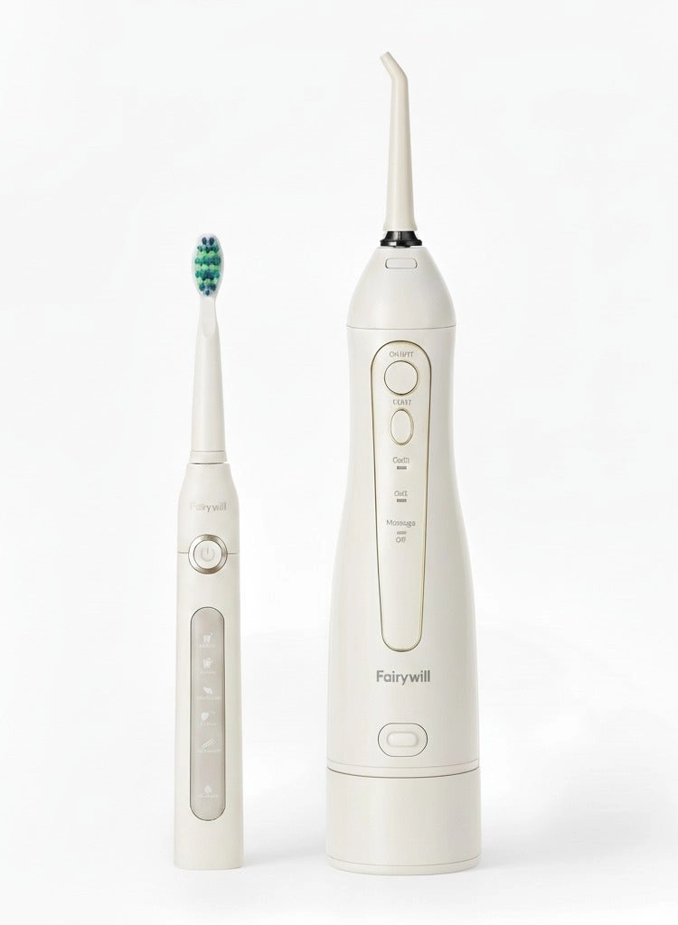 Fairywill 507 - Electric Toothbrush + 5020E - 300ML Oral Irrigator