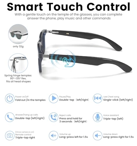 Hyper MZT AI Glasses - 100+ Languages Bluetooth 5.4 Yellow Lens